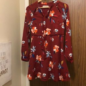Abercrombie & Fitch Mini Floral Dress